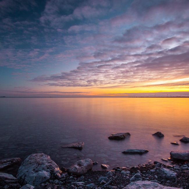A beautiful photo from the shores of Kingston, Ontario.